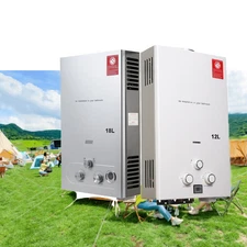 Tankless LPG Propane Gas Hot Water Heater Instant On-Demand Water Boiler