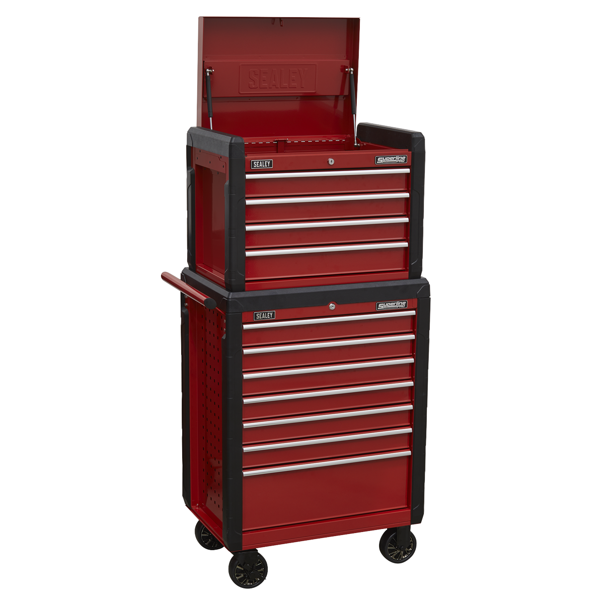 Sealey AP3411STACK 7 Drawer Rollcab & 4 Drawer Topchest Combination