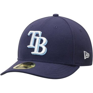 Tampa-Bay-Rays-Men-039-s-New-Era-MLB-Authentic-Navy-Low-Profile-59FIFTY-Game-Cap