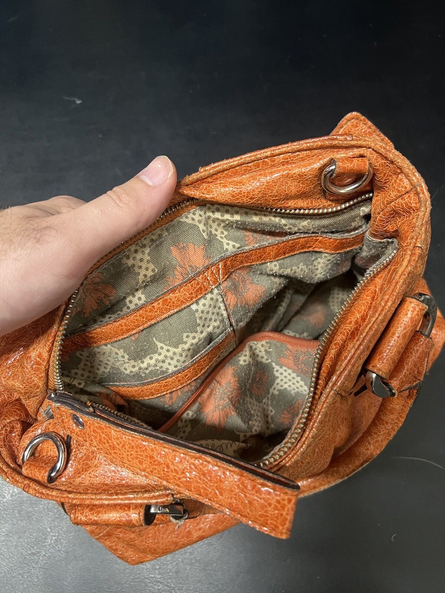 Vintage Guess Rare Leather Shoulder Bag Y2K Boho Purse Handbag