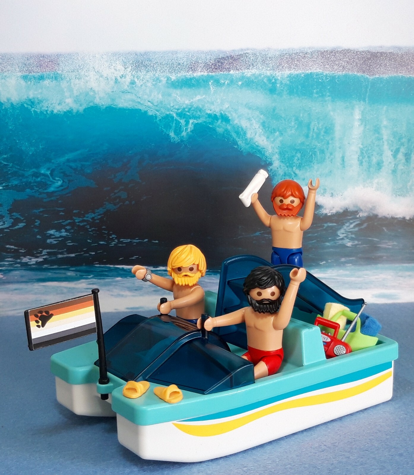 Mariage pour tous Playmobil couple gay cadeau original pièce de pièce montée