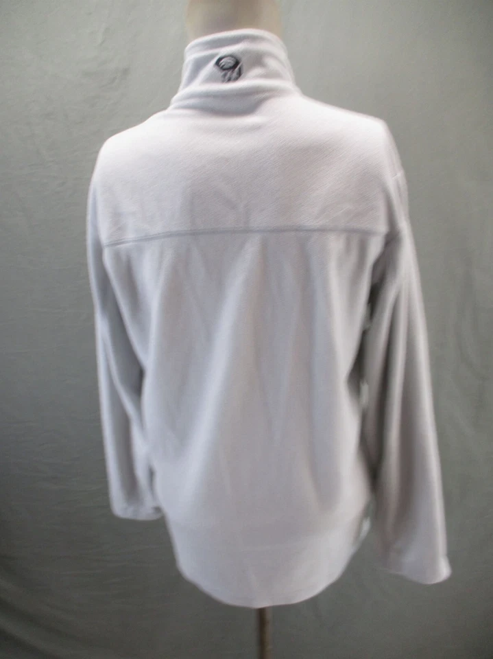 Pullover deportivo MOUNTAIN HARDWEAR talla S para hombre blanco 1/2 cremallera cuello alto 394 Foto 4 de 4