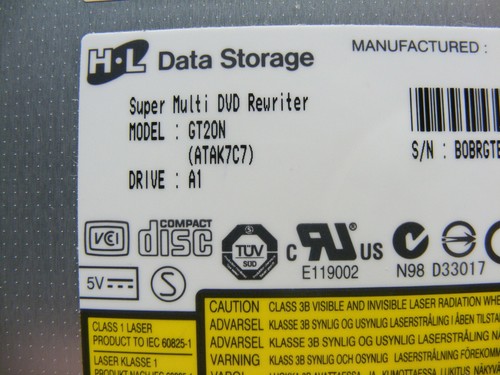 Toshiba DVD/CD Rewritable Drive LS05D LS5006 Laptop GT20N Multi Replacement Part - Picture 5 of 6