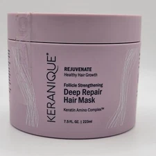 Keranique Rejuvenate Follicle Strengthening DEEP REPAIR Hair Mask  7.5oz  SEALED