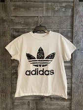 Adidas Athletic White T Shirt Unisex Adults Size Medium Good Condition