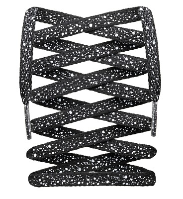 #ad LitLaces Custom Flat Shoe Laces Spotted Splatter Cement AJ3 AJ4 Sublimated $10.99