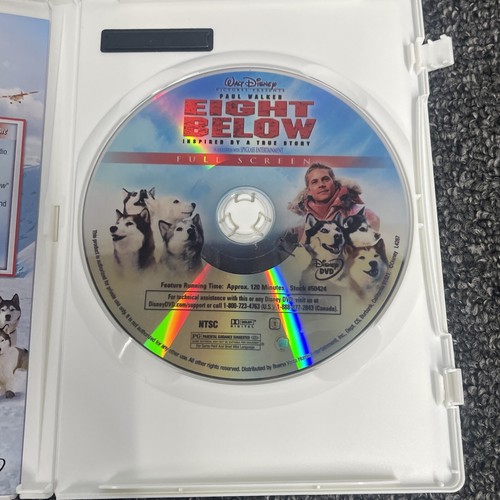 Walt Disney Eight Below DVD Paul Walker Siberian Husky Dog Inspired True Story - Picture 11 of 11
