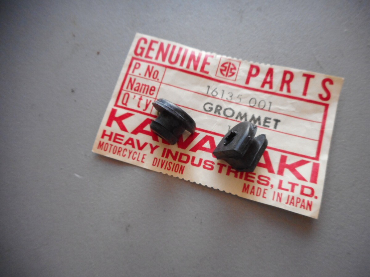 その他 megppppppe NOS Kawasaki G3TR G4TR G5 KV100 OEM QTY2 Rubber Grommet 16135-001