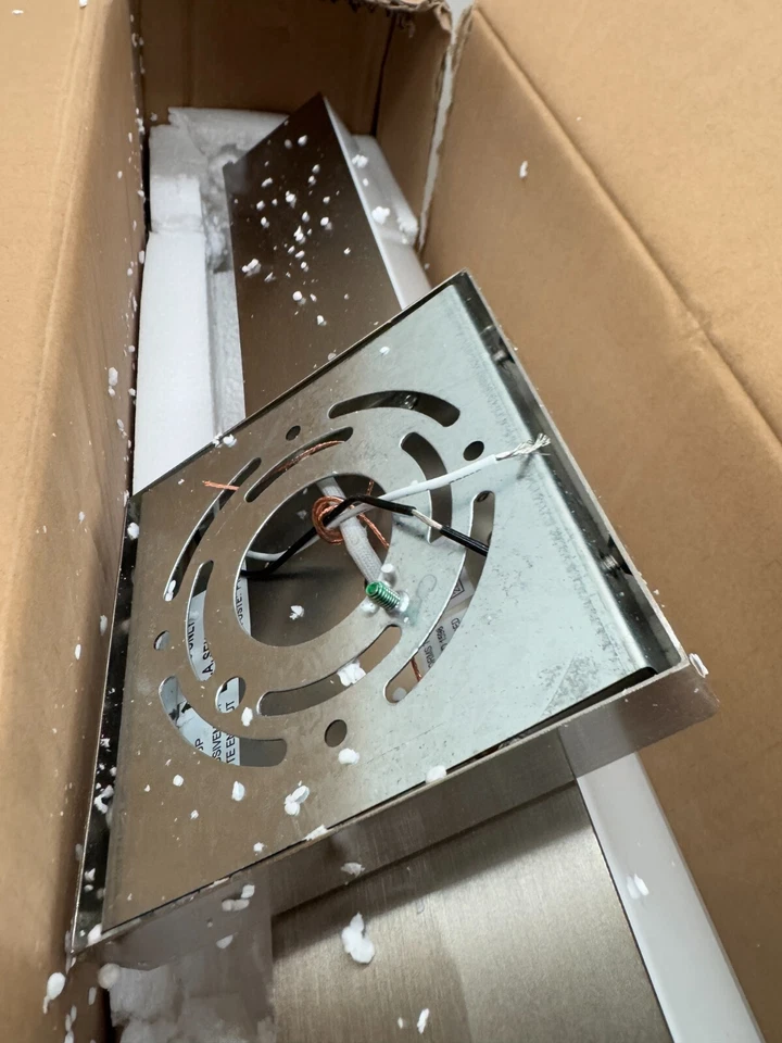 George Kovacs P1534-084-L Plano LED 30" W Luz de Pared de Baño Interior, Níquel *LEER* Foto 4 de 4