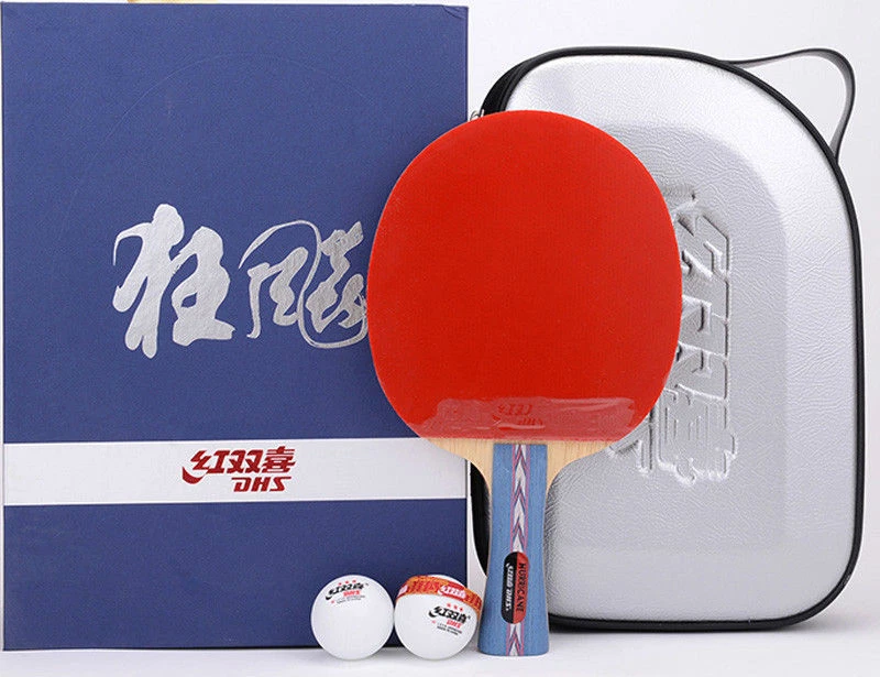 NICE DHS High End Ping Pong Table Tennis Paddle Racket, Hurricane #1/#2. USA