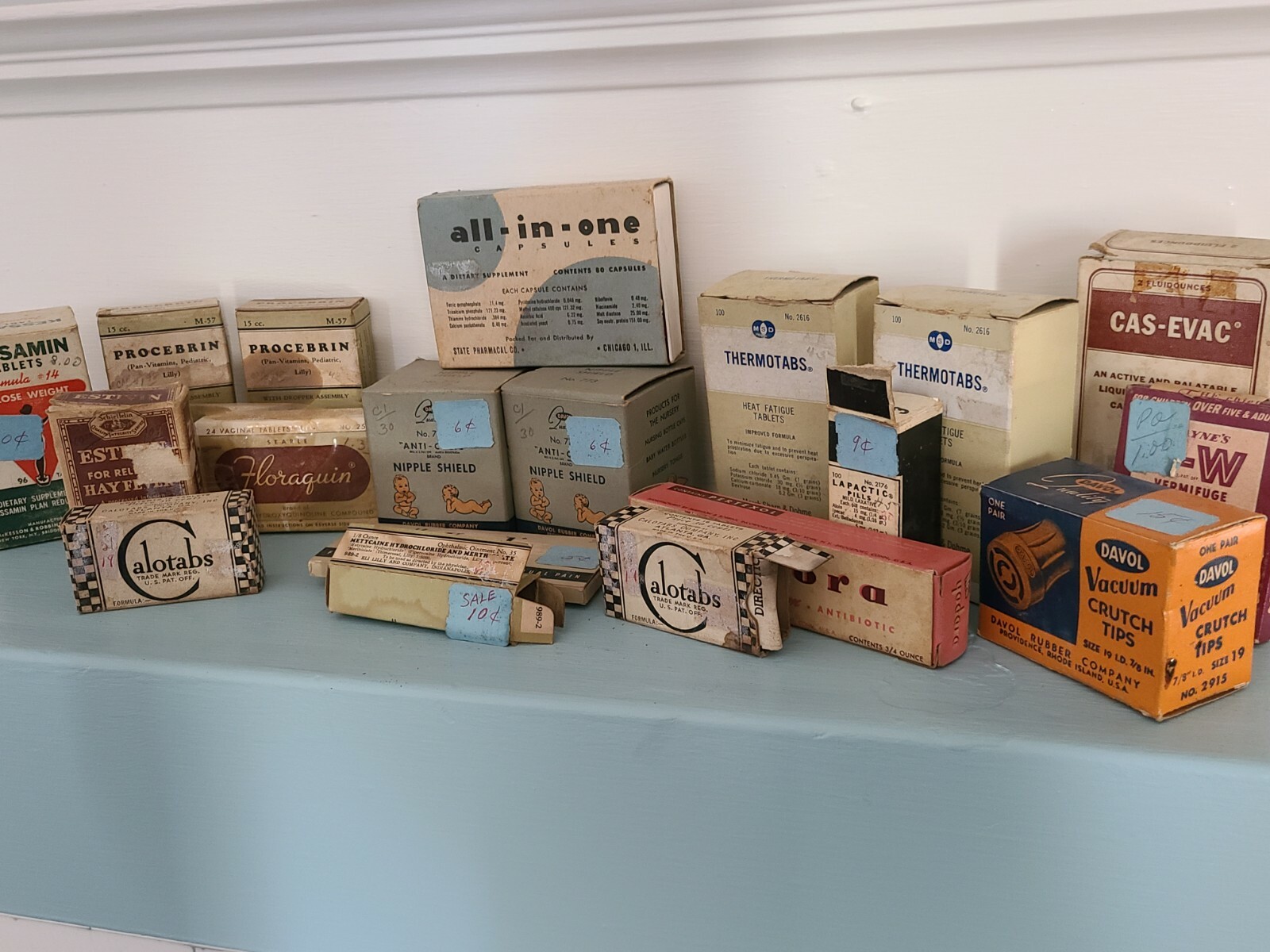 Vintage Apothecary Lot  With Contents. Rare items