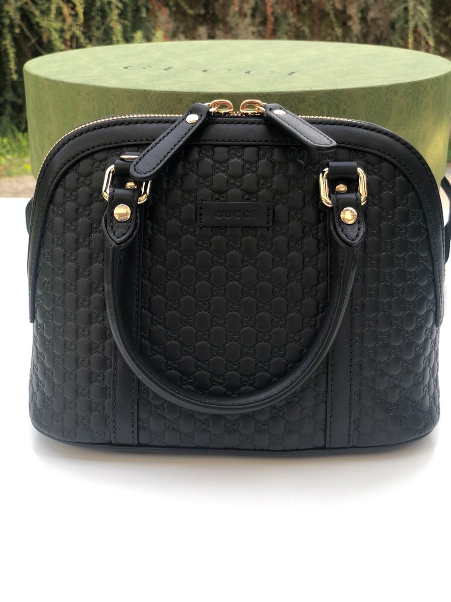 Gucci Black Microguccissima Leather Mini Dome Bag Gucci Black Microguccissima Leather Mini Dome Bag