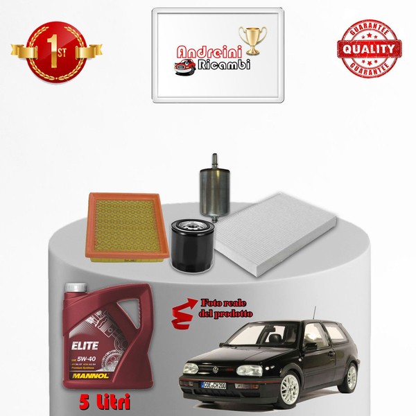 Wartungsset Filter Und ÖL Volkswagen Golf III 2.0I 16V GTI 110KW 150PS 1997-image