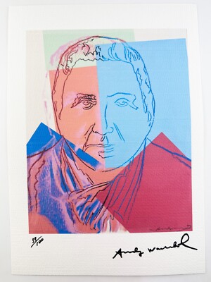 Andy Warhol Original Vintage Art Print Lithograph Signed Limited with COA