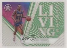 2020-21 Panini Illusions Living Legends Emerald Isiah Thomas #15 HOF 0r23