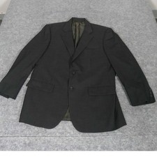 Brooks Brothers Brooksease Mens 42R Blazer Wool 2 Button Sport Coat Charcoal USA