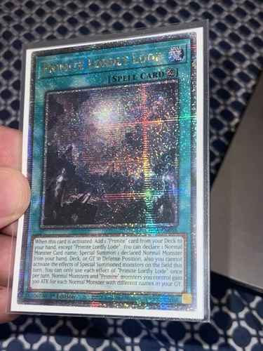 Yugioh Primite Lordly Lode ROTA-EN058 Quarter Century (QCSR) (Euro) NM - Picture 4 of 6