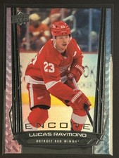Upper Deck Series 1 Encore Lucas Raymond E-42 Detroit Red Wings 2025-26 NHL