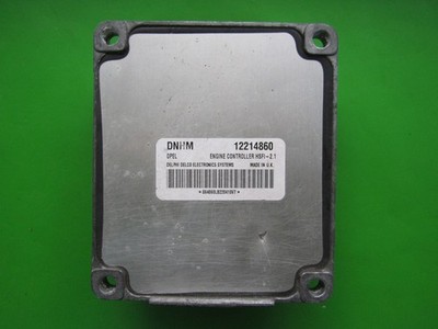ECU Engine Control Unit Opel Astra G 1.6 12214860 DNHM Z16SE HSFI-2.1 RESET
