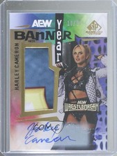 2025 SP Game Used AEW 2024 WRESTLEDREAM 10/10 Harley Cameron #BYWD-HC Auto 09q5