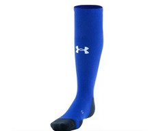 Under Armour Team Over-The-Calf Socks 1pr Royal Blue Sz 10.5K - 13K