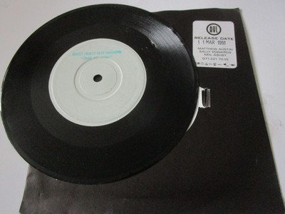 Sweet Mercy Featuring Natasha Take Me Away PROMO UK 7'' White Label Vinyl Single