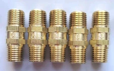 5 Check Valve 1/4  NPT Brass Check Valve-2500Psi , 5 PSI Cracking Pressure Fluid