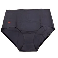 Brand New Ruby Ribbon Women's Size XL Jet Black Cozy Curves Brief