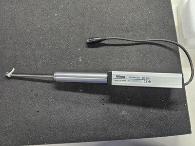 Nikon DIGIMICRO MF-1001 Digital Micrometer Head 100mm 1µm Probe Made in Japan