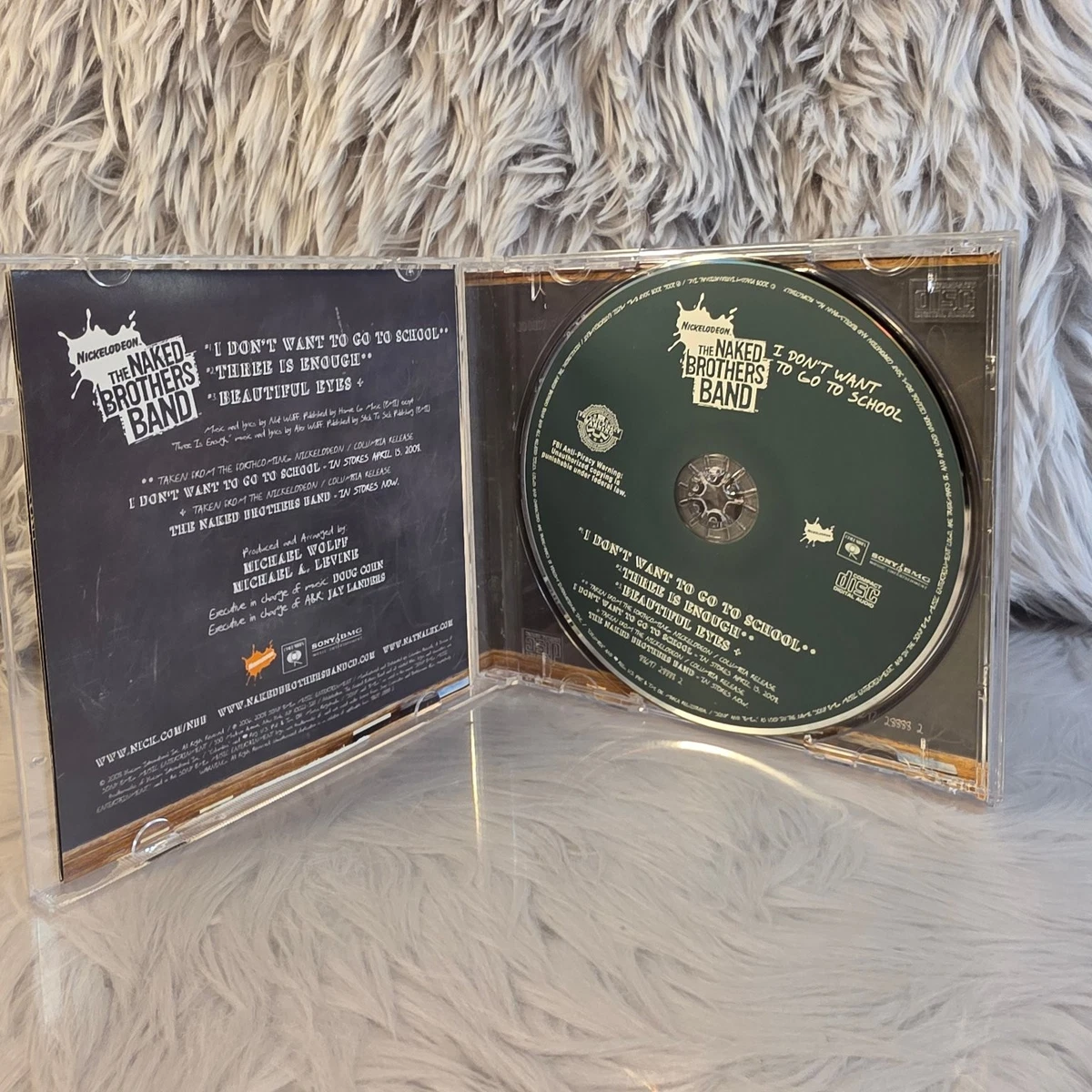The Naked Brothers Band – I Don't Want To Go To School CD Single 2008 Pop Rock