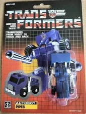 Transformers G1 minibot autobot Pipes reissue MISB