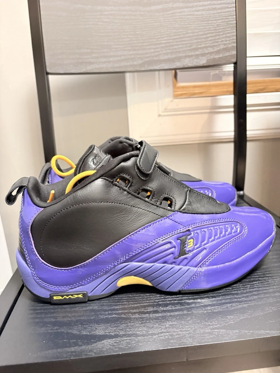 Reebok Answer 4 Lakers for Sale | Authenticity Guaranteed | eBay