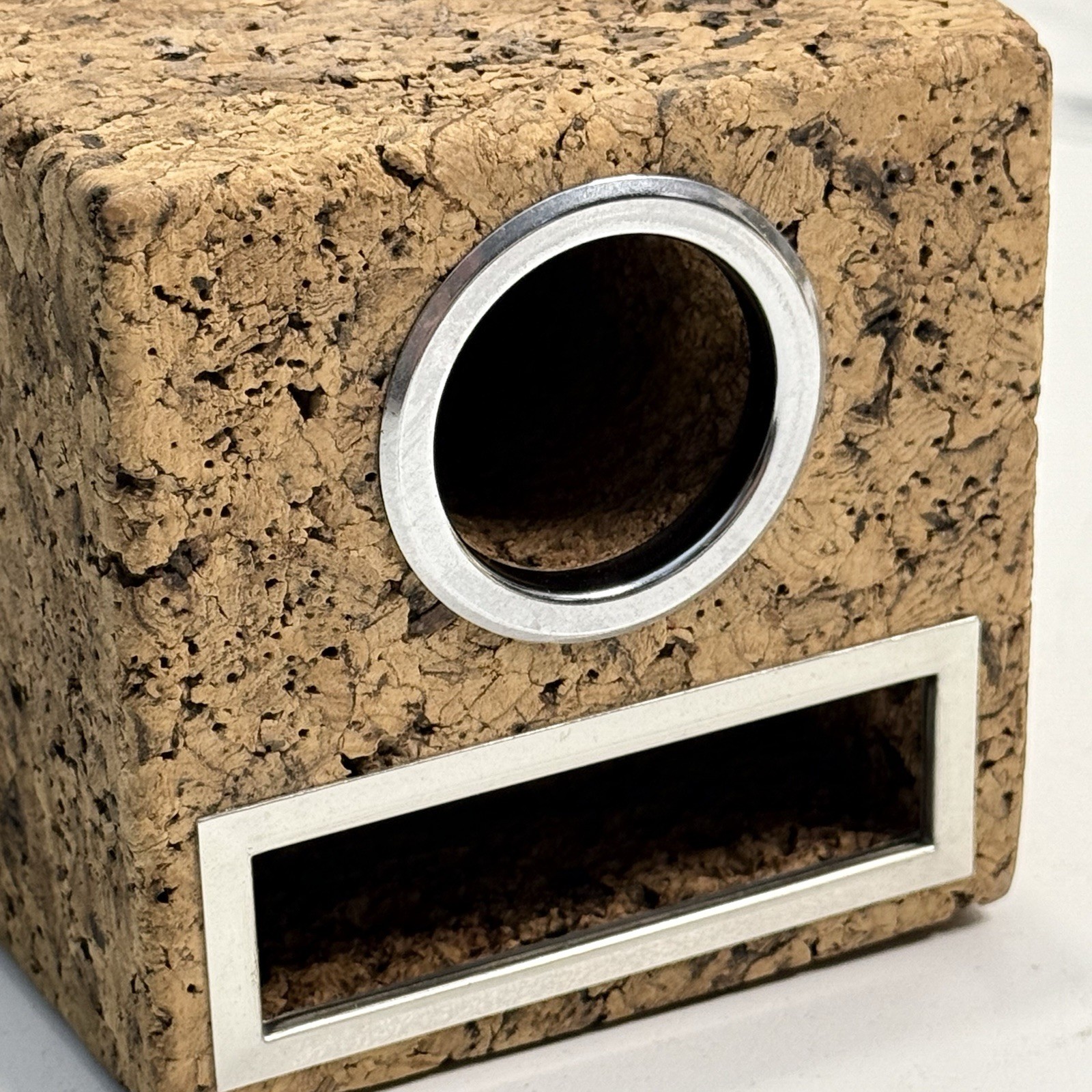 Park Sherman Cork Bulletin Cube Rotating Desk Organizer