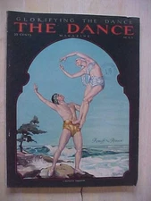 Vintage May 1928 The Dance Magazine Renoff & Renova  Front Cover