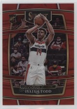 2021-22 Panini Select Concourse Red Prizm 109/199 Isaiah Todd #65 3hd
