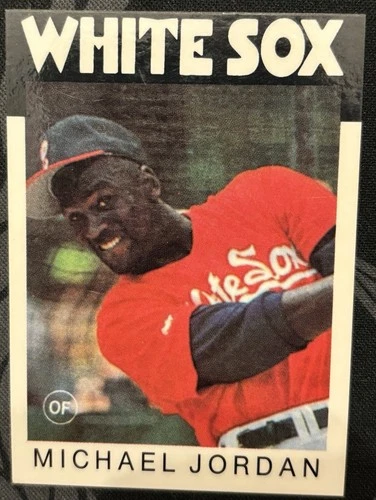 Michael Jordan White Sox 2-Card Lot: 1995 UD #200 Harry Caray + 1990 Promo