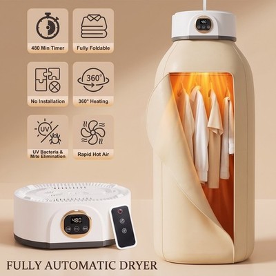 Portable Clothes Dryer Mini Small Dryer Quick Drying Clothe in Apartments Travel