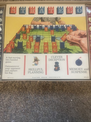 Stratego Board Game COMPLETE Milton Bradley 1961 Vintage New Not Sealed - Picture 9 of 15