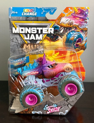 Spin Master 2025 Monster Jam Color Change Mud Blasters Sparkle Smash 1:64th