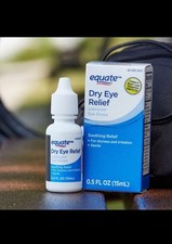 3pk. Equate Dry Eye Relief Lubricant Eye Drops For Long Lasting Relief 0.5 fl oz