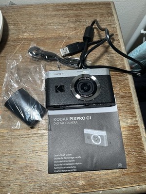 New Kodak PIXPRO C1 Compact Digital Camera 13MP 4x Zoom Built-In Flash USB