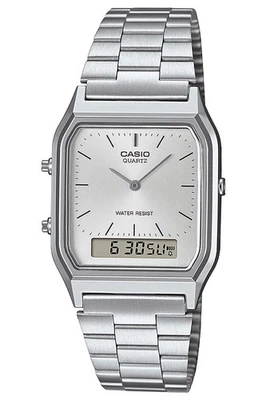 CASIO Collection Edgy Uhr Ana-Digi Stahl/Silberfarben AQ-230A-7AMQYES - Bild 1 von 2