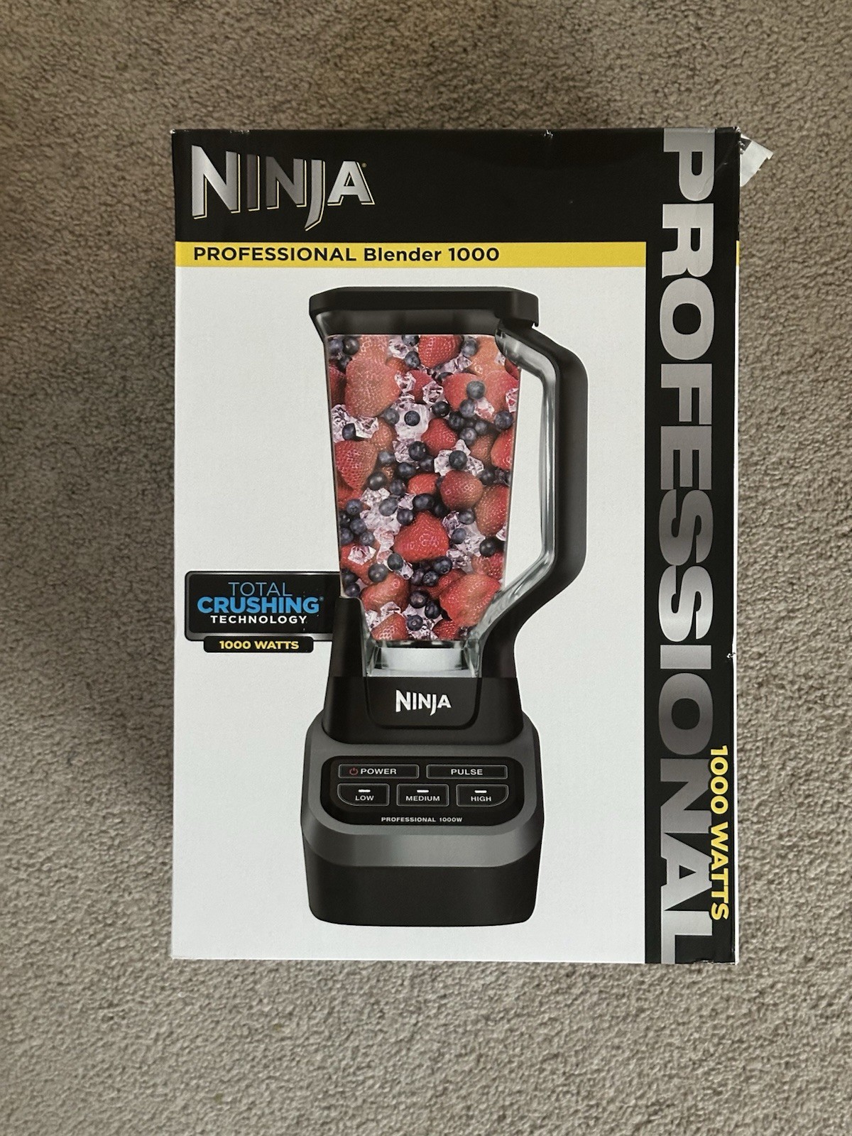Ninja BL610 Professional 3 Blender in Black for Smoothies and More-image