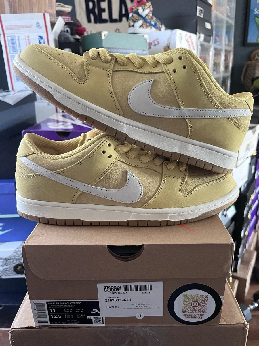 Nike Dunk Pro SB Low Saturn Gold for Sale | Authenticity