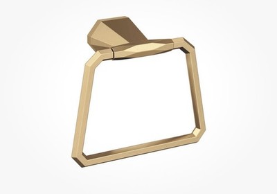 Amerock BH36042CZ St. Vincent 6-11/16'' Wall Mounted Towel Ring