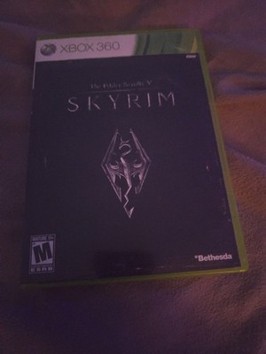 Elder Scrolls Skyrim - Microsoft Xbox 360 Complete W Manual CIB 