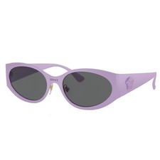 Versace VE 2263 150287 Purple Plastic Oval Sunglasses Gray