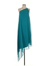 Halston Women Green Cocktail Dress 4
