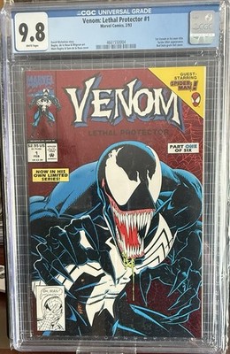Venom: Lethal Protector #1 - 1993 Marvel Red Foil Graded CGC 9.8  