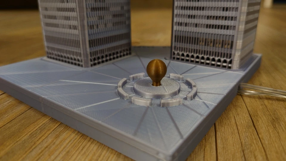 New York World Trade Center Plaza 3D LED Beleuchtung - Bild 4 von 4